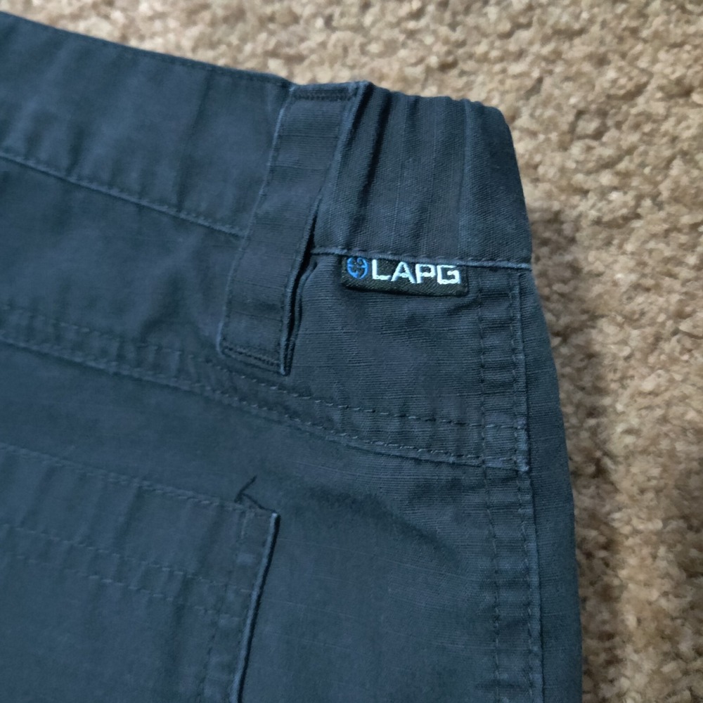 LA Police Gear Shadow Ops Casual Tactical Fit Mens Size 36 X 30 Zip Navy Pants